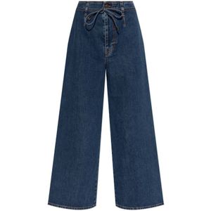 Etro, Dames, Jeans, Blauw, Maat: W26 Leer,