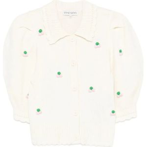 Stine Goya, Dames, Truien, Wit, Maat: XS Katoen,