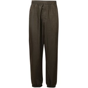 Givenchy, Heren, Broeken, Groen, Maat: L Polyamide,