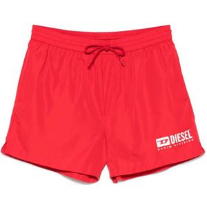 Diesel, Heren, Badkleding, Rood, Maat: L Poliester,