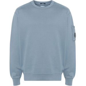 C.p. Company, Heren, Sweatshirts & Hoodies, Blauw, Maat: L