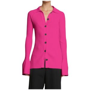 Proenza Schouler, Dames, Truien, Roze, Maat: S