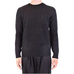 Dondup, Heren, Truien, Zwart, Maat: L Wol,