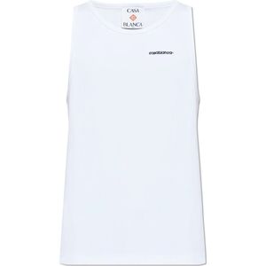 Casablanca, Heren, Tops, Wit, Maat: XS Katoen,