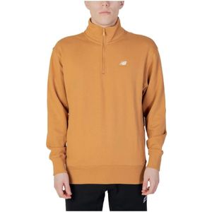 New Balance - Zip-Up Sweatshirt - Bruin - Machinewasbaar