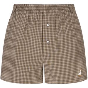 Moschino, Dames, Korte broeken, Bruin, Maat: 2XS Katoen,