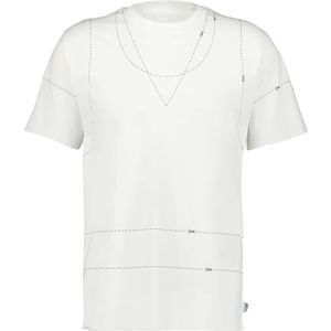 MM6 Maison Margiela, Heren, Tops, Wit, Maat: S Katoen,