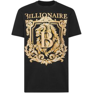 Billionaire, Heren, Tops, Zwart, Maat: M Katoen,