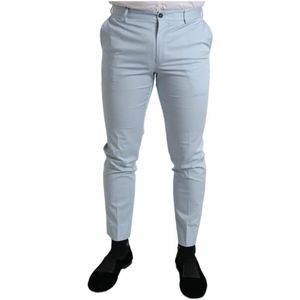 Dolce & Gabbana, Heren, Broeken, Blauw, Maat: 2XL Katoen,