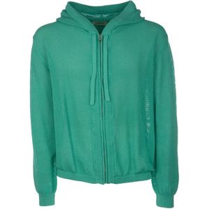 Laneus, Heren, Sweatshirts & Hoodies, Groen, Maat: XS