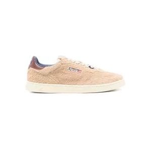 Autry Beige Suède Platte Schoenen , Beige , Heren , Maat: 45 EU