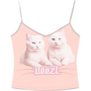 Diesel, Dames, Tops, Roze, Maat: 2XS Katoen,