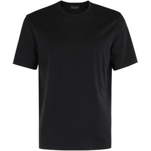 Roberto Collina, Heren, Tops, Zwart, Maat: XL Katoen,