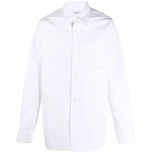 Valentino, Heren, Overhemden, Wit, Maat: S