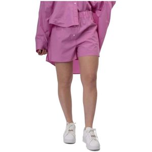 Hinnominate, Dames, Korte broeken, Roze, Maat: XS Katoen,