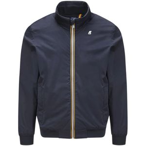 K-Way, Heren, Jassen, Blauw, Maat: XL Jersey,