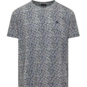 Etro, Heren, Tops, Blauw, Maat: M