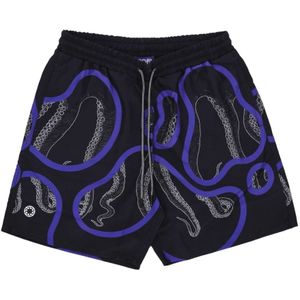 Octopus, Heren, Badkleding, Zwart, Maat: XS Poliester,