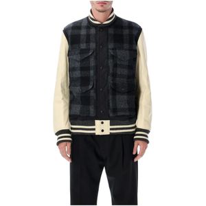 Junya Watanabe, Heren, Jassen, Zwart, Maat: L Wol,