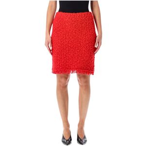 Fabiana Filippi, Dames, Rokken, Rood, Maat: 2XS Tweed,