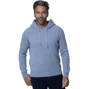Gran Sasso, Heren, Sweatshirts & Hoodies, Blauw, Maat: S Kasjmier,