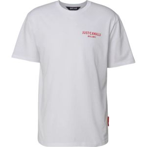 Just Cavalli, Heren, Tops, Wit, Maat: S