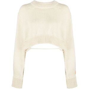 Heron Preston, Dames, Truien, Wit, Maat: L Wol,