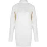 Silvian Heach - PGA22113VE - Jurk - Romig - Normale Pasvorm