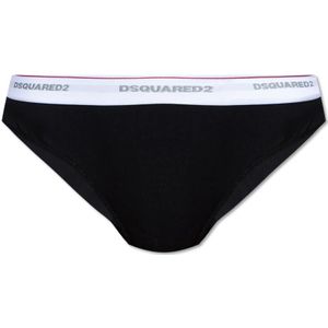 Dsquared2, Dames, Ondergoed, Zwart, Maat: XL Katoen,