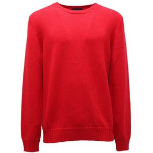 Alpha Studio, Heren, Truien, Rood, Maat: XL Wol,