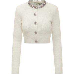 Self Portrait, Dames, Truien, Beige, Maat: L