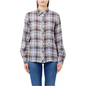 Liu Jo, Dames, Blouses & Shirts, Veelkleurig, Maat: S