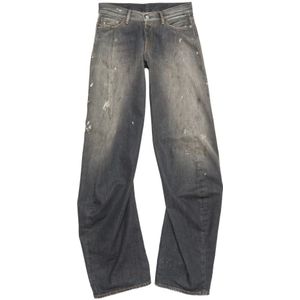 Acne Studios, Dames, Jeans, Zwart, Maat: W29 Katoen,