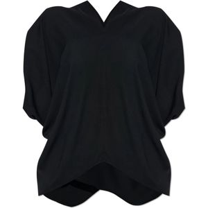 MM6 Maison Margiela, Dames, Blouses & Shirts, Zwart, Maat: 2XS