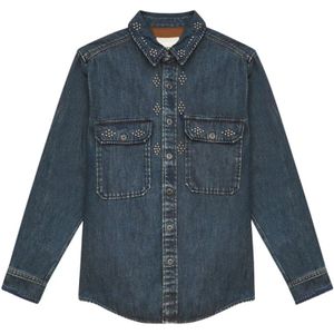 Isabel Marant, Heren, Overhemden, Blauw, Maat: XL Katoen,