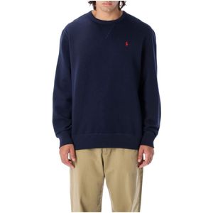 Polo Ralph Lauren, Heren, Sweatshirts & Hoodies, Blauw, Maat: L Katoen,