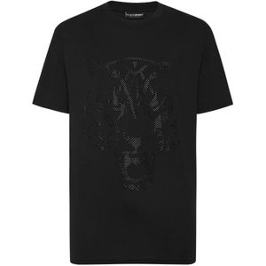 Plein Sport, Heren, Tops, Zwart, Maat: 3XL