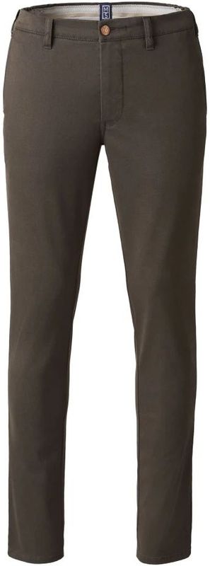 MEYER - Chino - Bruin - Regular Fit - Lang/maxi