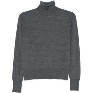 Forte Forte, Dames, Truien, Grijs, Maat: XS Wol,