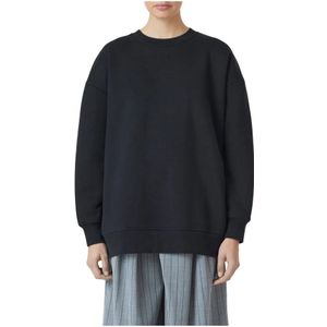 Closed, Dames, Sweatshirts & Hoodies, Zwart, Maat: XS