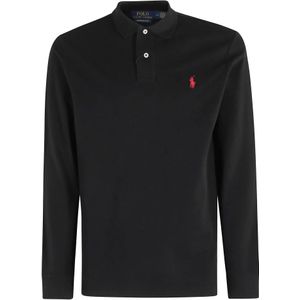 Polo Ralph Lauren, Heren, Tops, Zwart, Maat: L