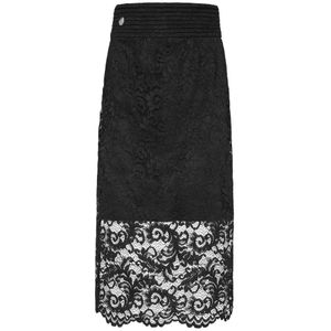 Philipp Plein, Dames, Rokken, Zwart, Maat: S Poliester,