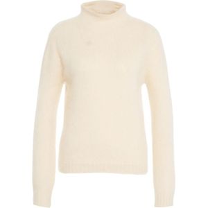 Max Mara, Dames, Truien, Beige, Maat: XL Wol,