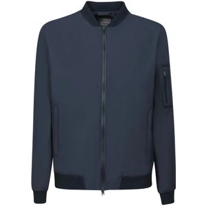 Herno, Heren, Jassen, Blauw, Maat: 2XL Poliester,
