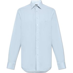 Etro, Heren, Overhemden, Blauw, Maat: M Katoen,
