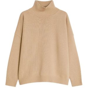 Weekend Max Mara, Dames, Truien, Bruin, Maat: L Wol,