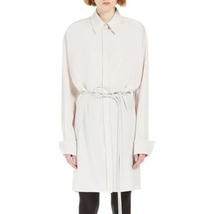 Sportmax, Dames, Jurken, Grijs, Maat: S Zijde,