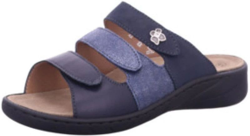 Solidus - 20141 Slippers - Blauw - Wijdte G