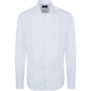 Emporio Armani, Heren, Overhemden, Wit, Maat: M