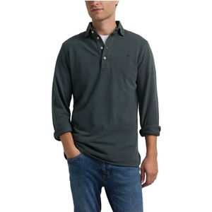 Silbon, Heren, Tops, Groen, Maat: L Katoen,